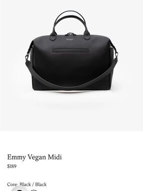 Mina baie Emmy vegan midi black